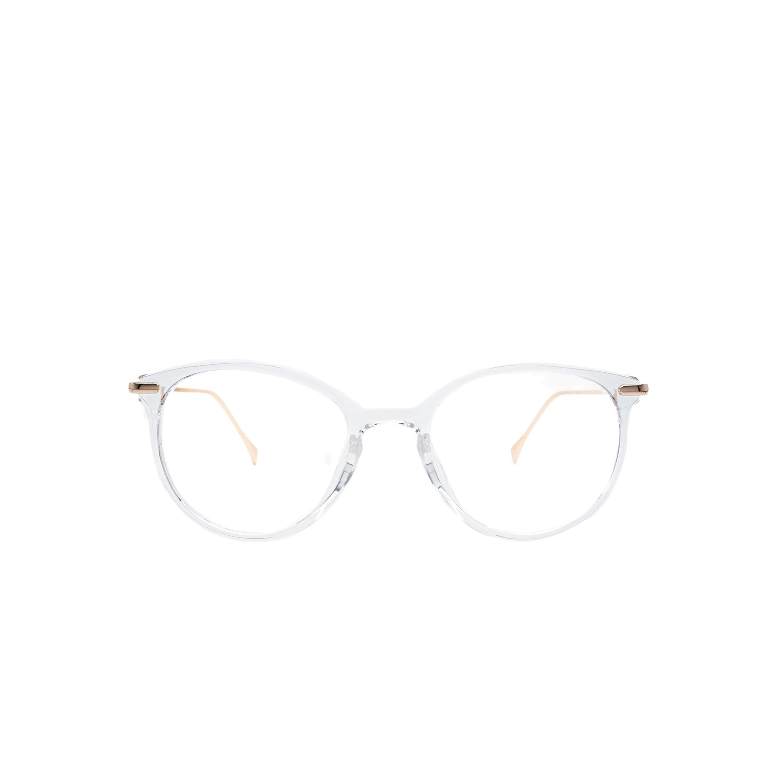 LadyBoss Icons eyeglasses in Clear & Gold