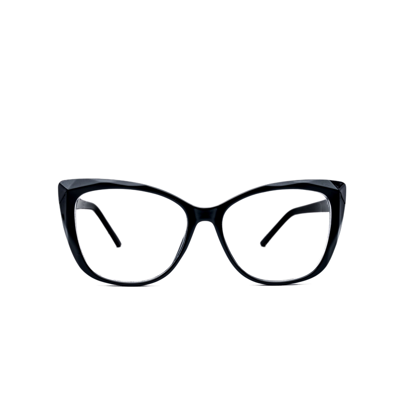 LadyBoss Alloras eyeglasses in Black, front view