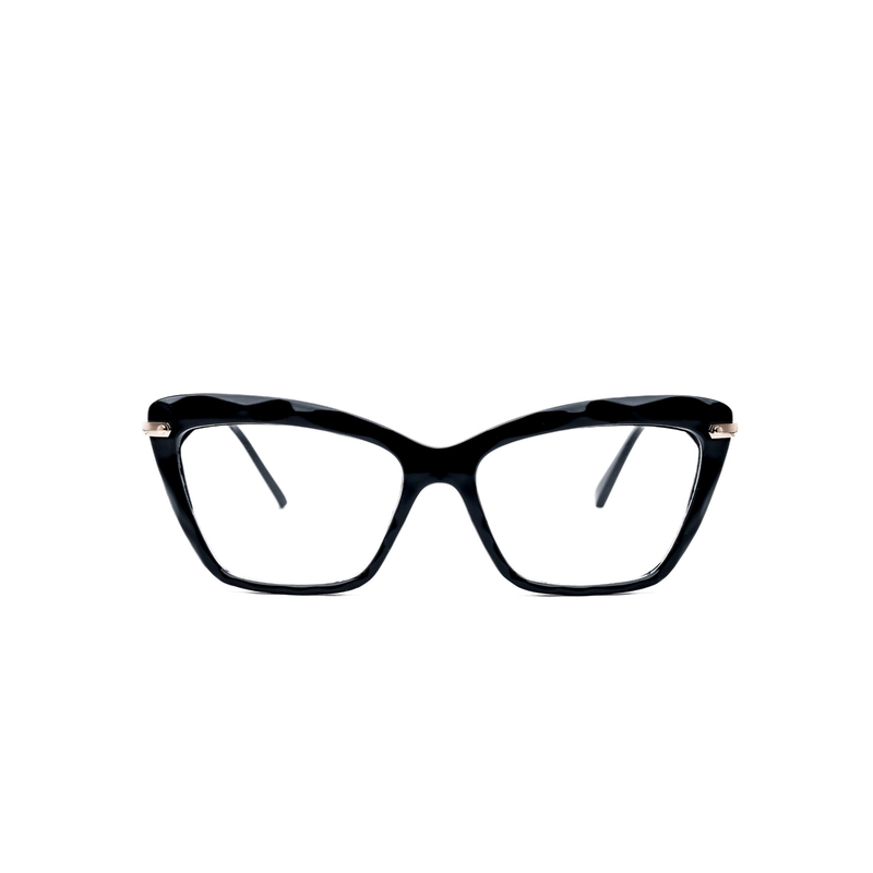 LadyBoss Savants eyeglasses in Black, front view