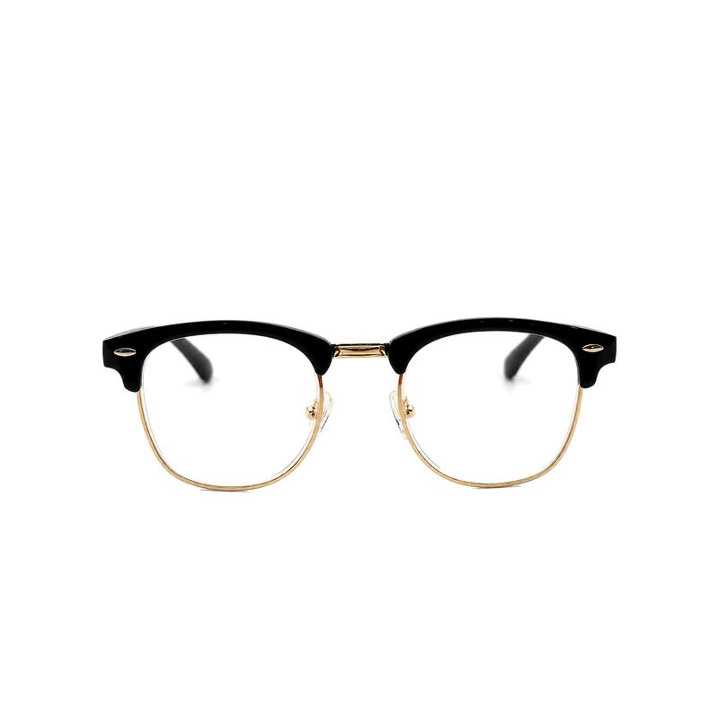 LadyBoss Alphas eyeglasses in Black, front view