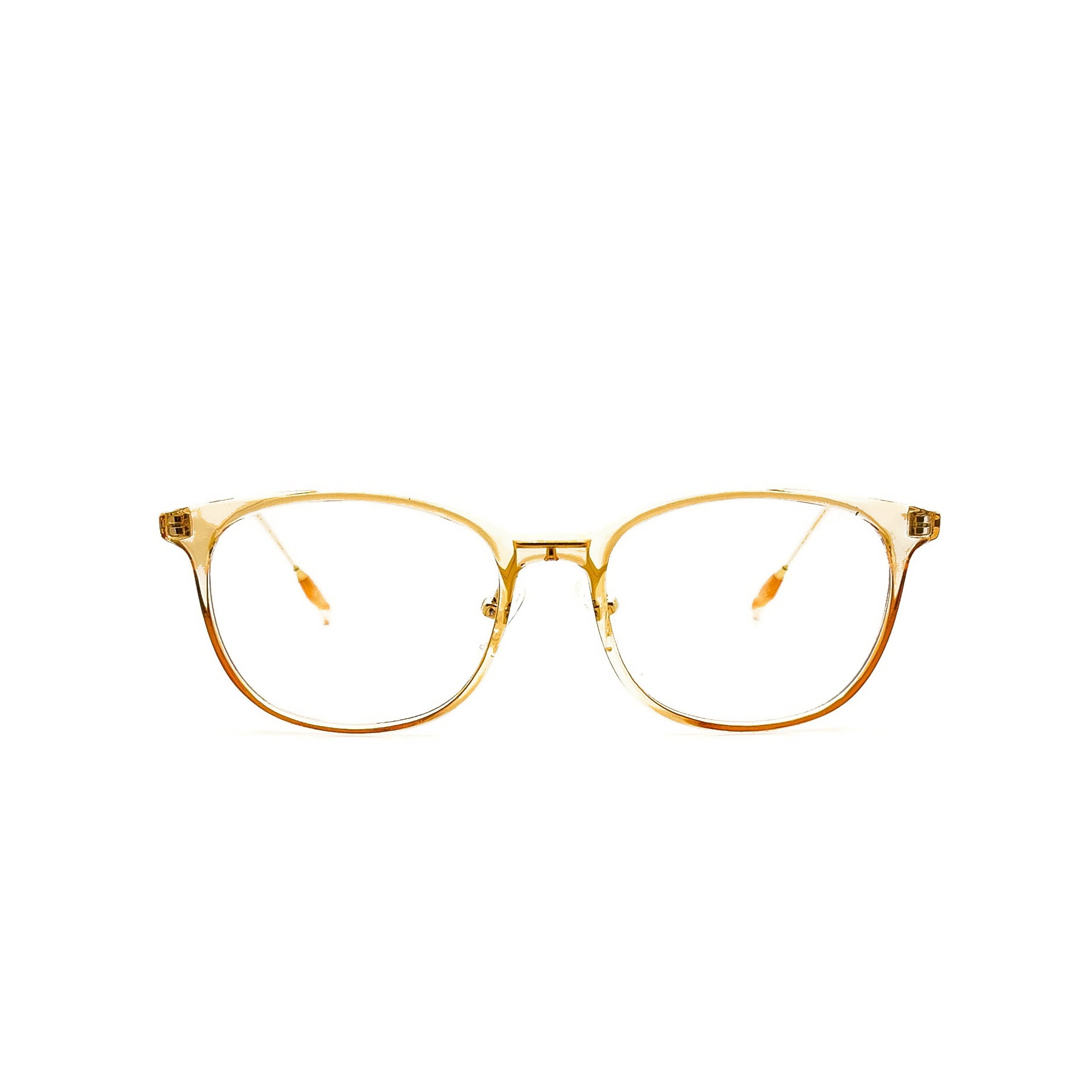 LadyBoss Minimals eyeglasses in Coffee, front view
