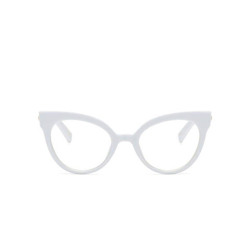 LadyBoss Showstoppers eyeglasses in White, front view