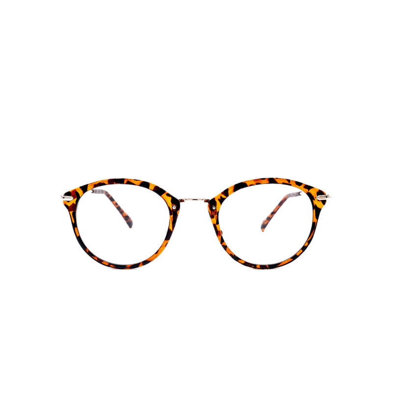LadyBoss Visionaries eyeglasses in Leopard, front view